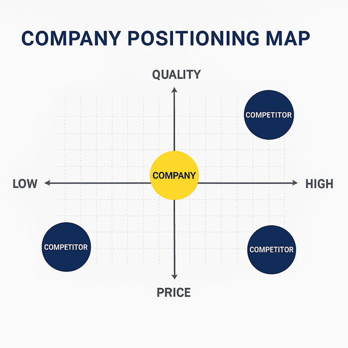 Company Positioning Map example