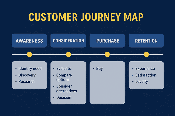 Customer Journey Map example